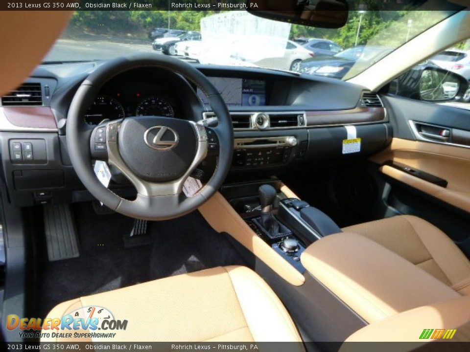 Flaxen Interior - 2013 Lexus GS 350 AWD Photo #11