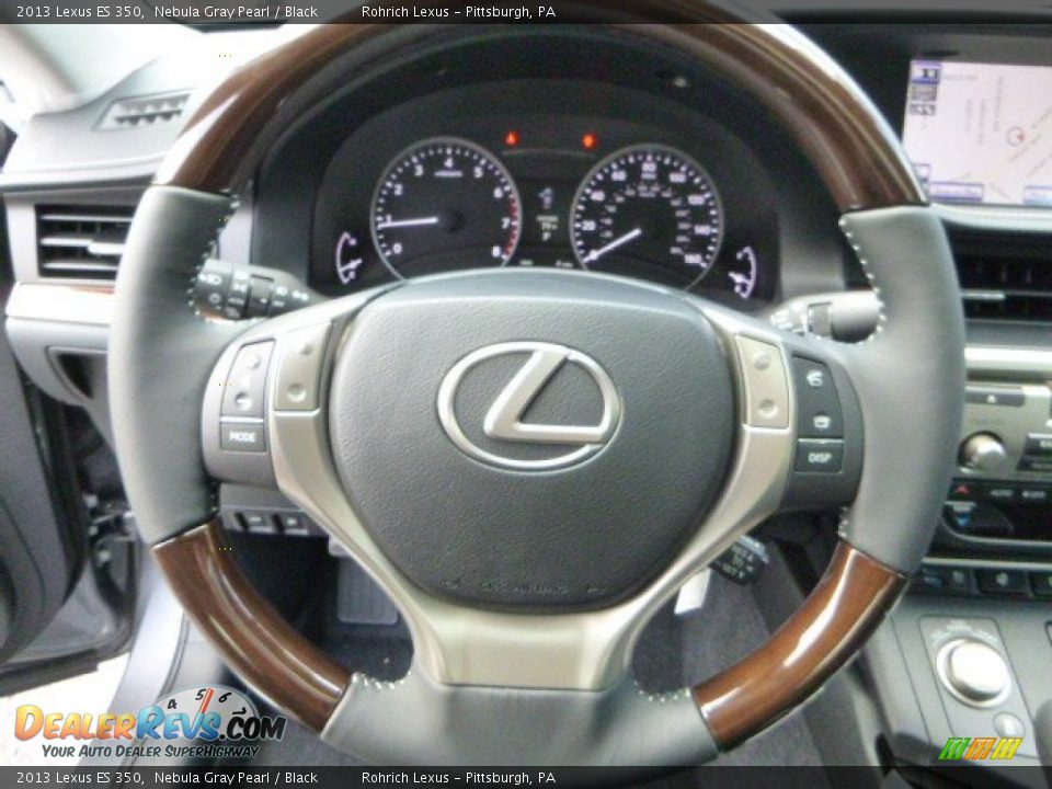 2013 Lexus ES 350 Nebula Gray Pearl / Black Photo #15