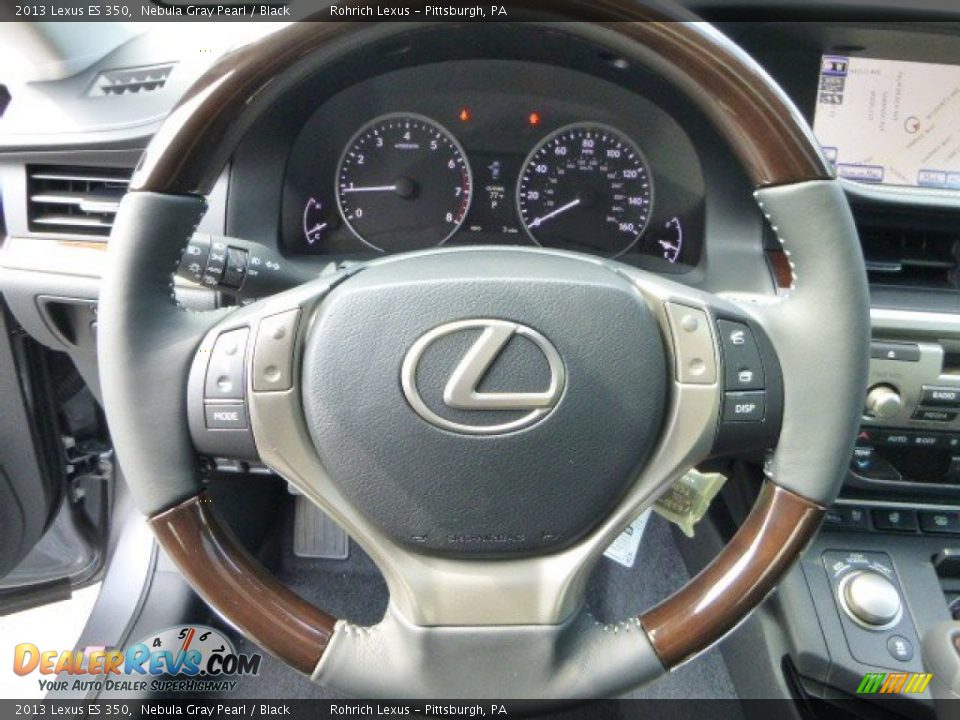 2013 Lexus ES 350 Nebula Gray Pearl / Black Photo #15