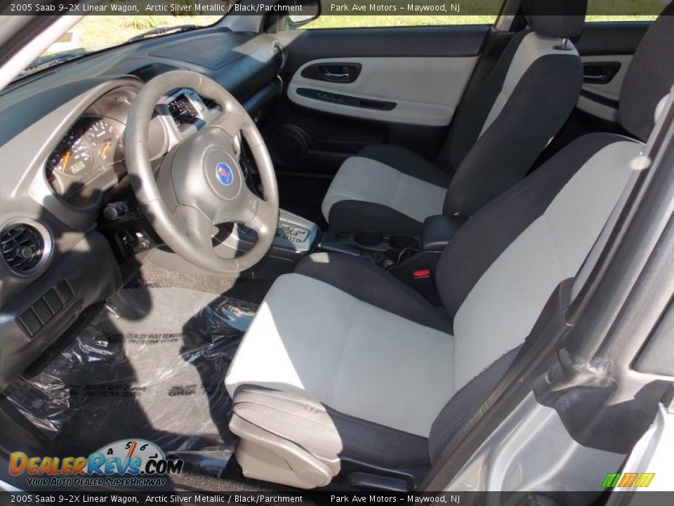 2005 Saab 9-2X Linear Wagon Arctic Silver Metallic / Black/Parchment Photo #7