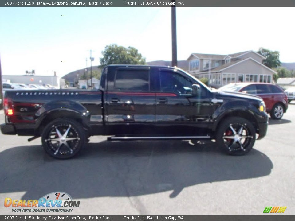 2007 Ford F150 Harley-Davidson SuperCrew Black / Black Photo #5