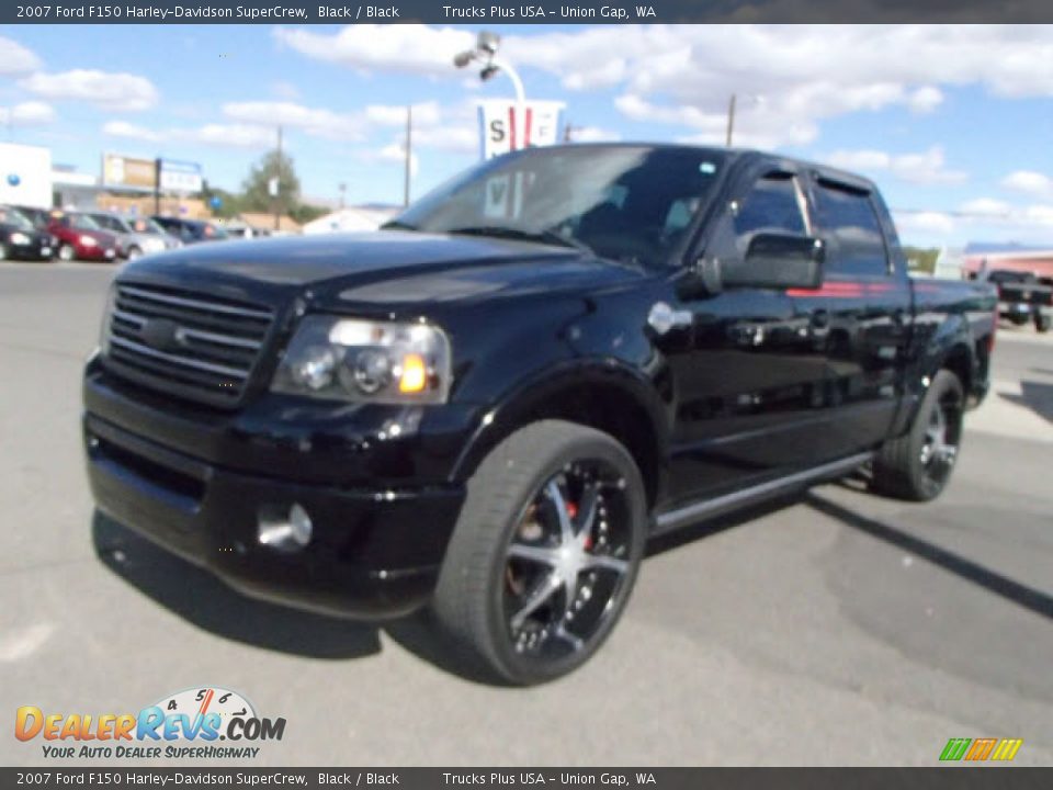 2007 Ford F150 Harley-Davidson SuperCrew Black / Black Photo #6