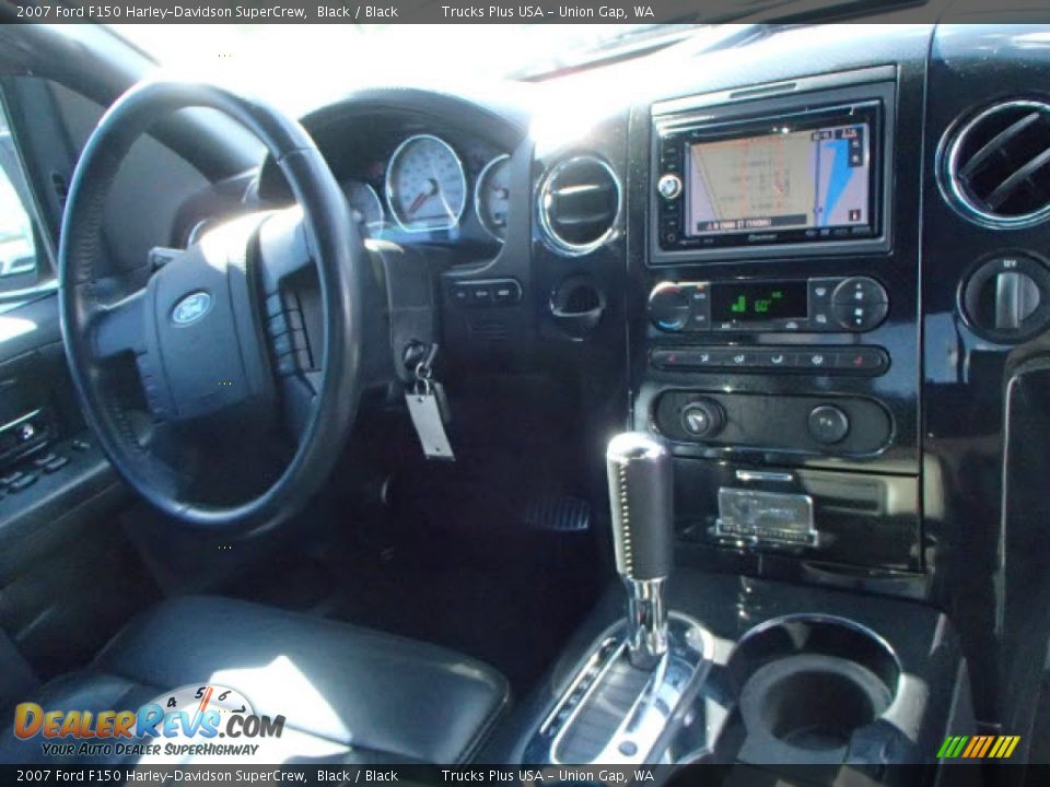 2007 Ford F150 Harley-Davidson SuperCrew Black / Black Photo #7