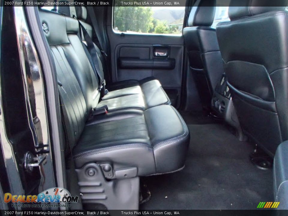 2007 Ford F150 Harley-Davidson SuperCrew Black / Black Photo #8