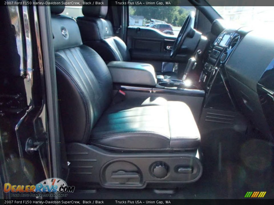 2007 Ford F150 Harley-Davidson SuperCrew Black / Black Photo #9
