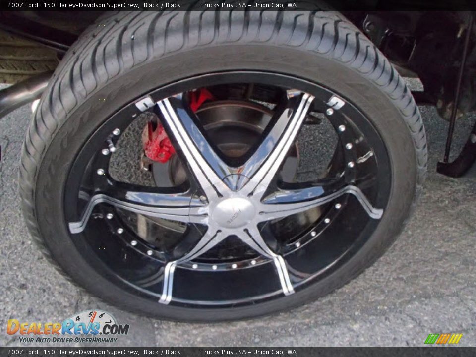 2007 Ford F150 Harley-Davidson SuperCrew Black / Black Photo #12