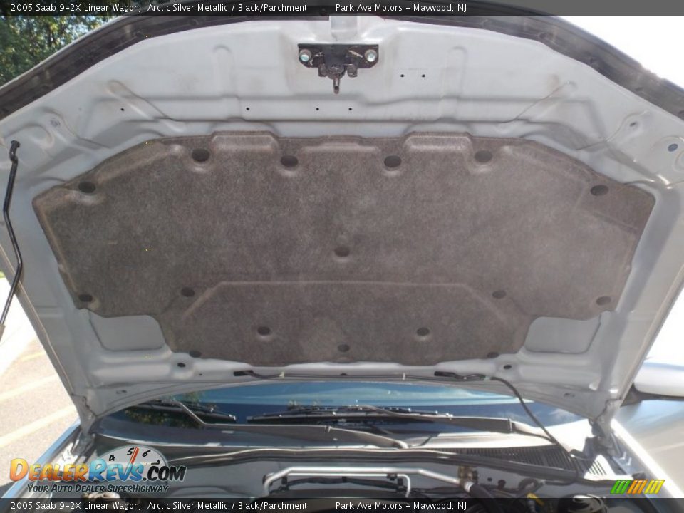 2005 Saab 9-2X Linear Wagon Arctic Silver Metallic / Black/Parchment Photo #20