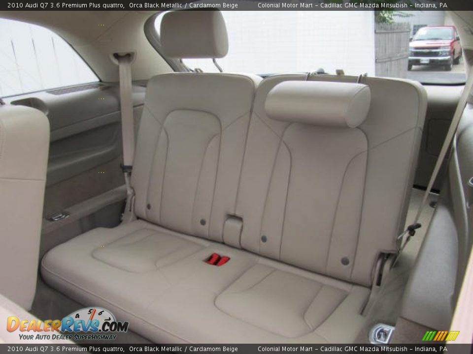 2010 Audi Q7 3.6 Premium Plus quattro Orca Black Metallic / Cardamom Beige Photo #14