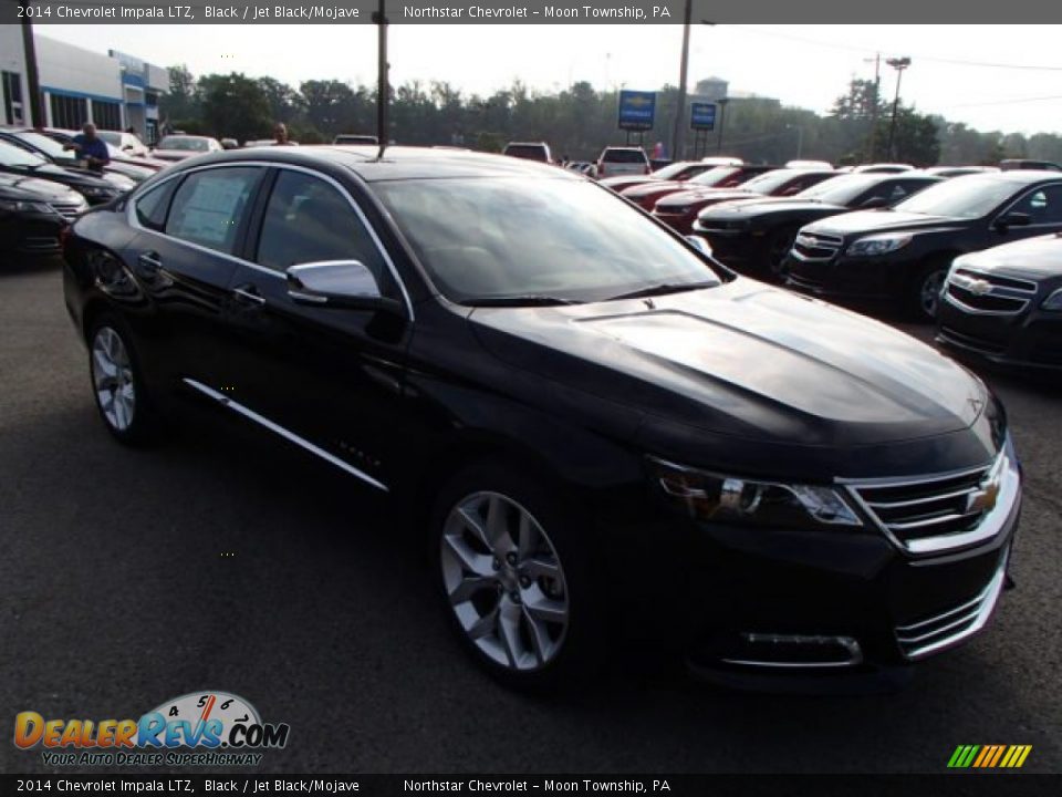 2014 Chevrolet Impala LTZ Black / Jet Black/Mojave Photo #3