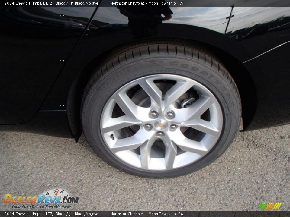 2014 Chevrolet Impala LTZ Black / Jet Black/Mojave Photo #9