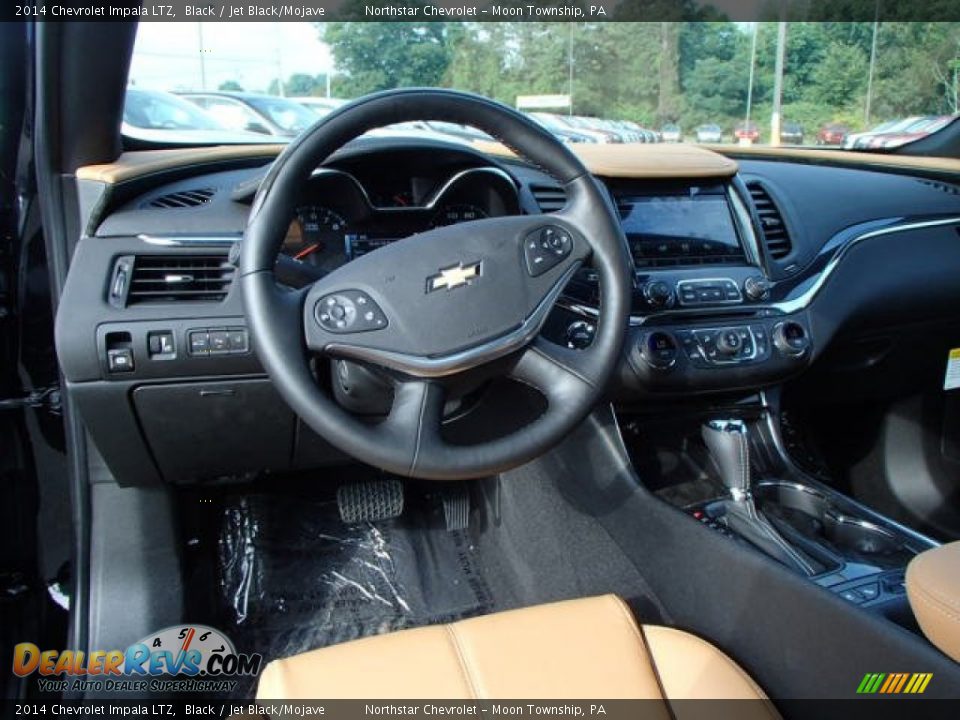 2014 Chevrolet Impala LTZ Black / Jet Black/Mojave Photo #12
