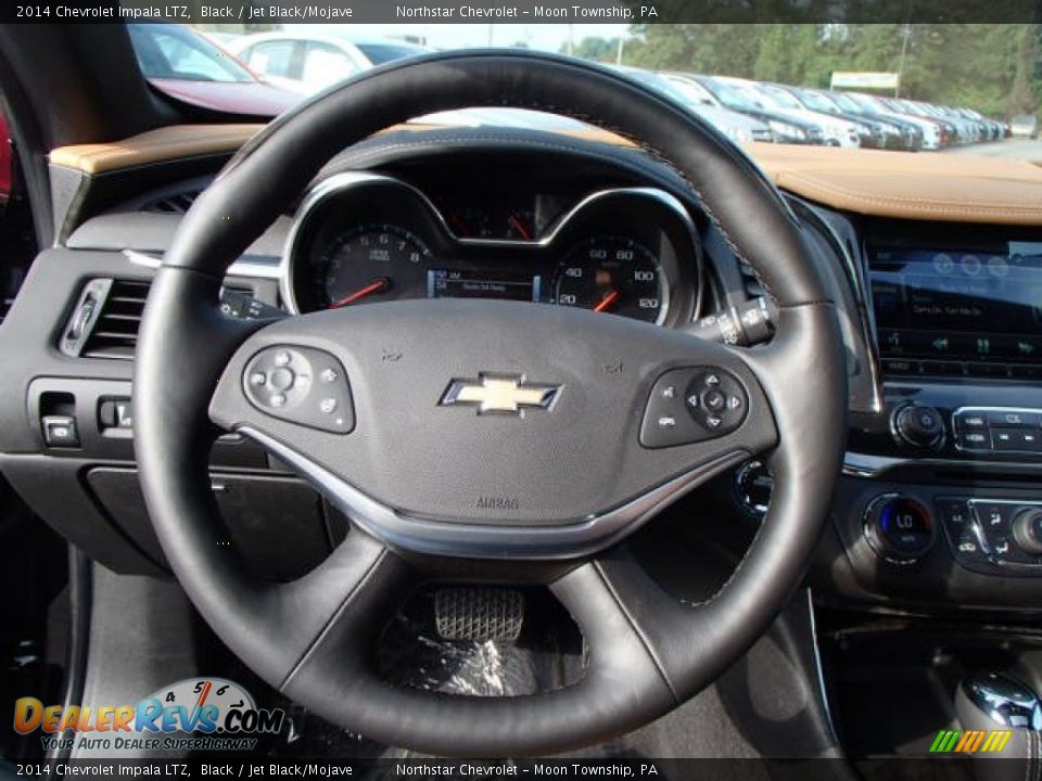 2014 Chevrolet Impala LTZ Black / Jet Black/Mojave Photo #18