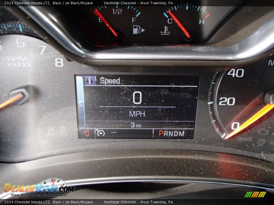 2014 Chevrolet Impala LTZ Black / Jet Black/Mojave Photo #19