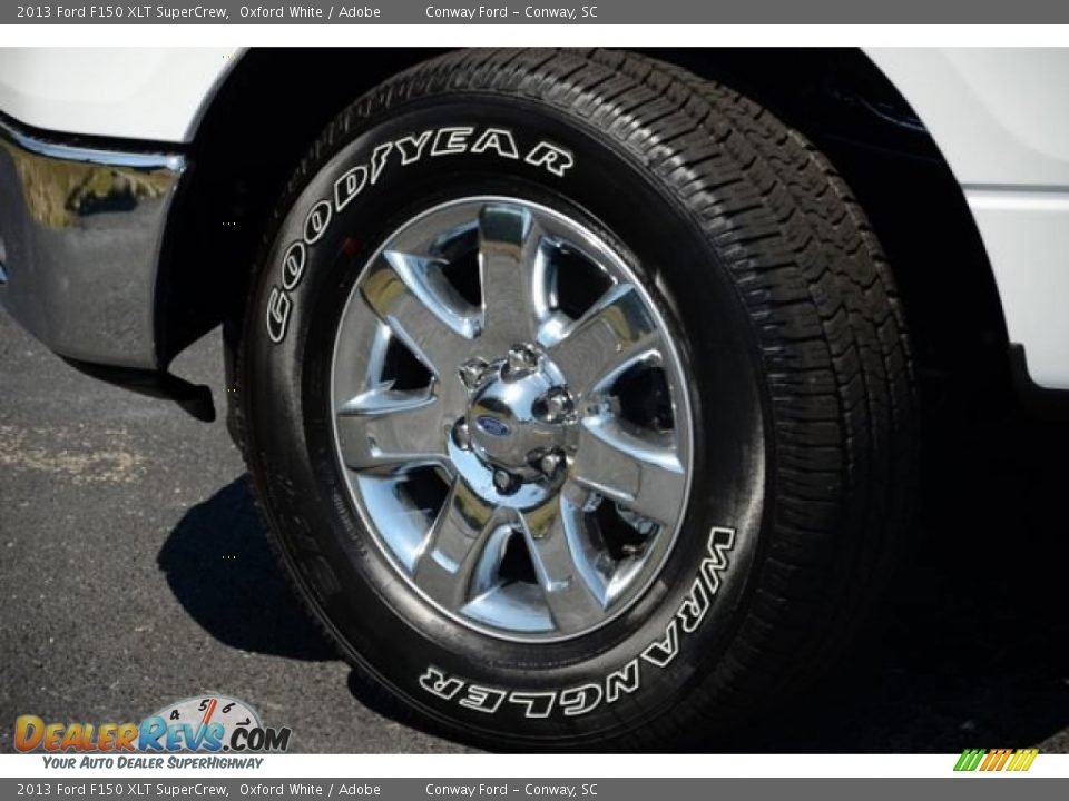 2013 Ford F150 XLT SuperCrew Oxford White / Adobe Photo #10