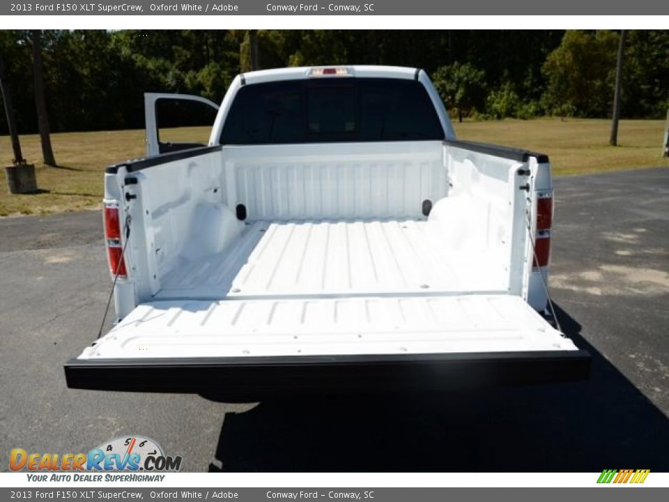 2013 Ford F150 XLT SuperCrew Oxford White / Adobe Photo #14