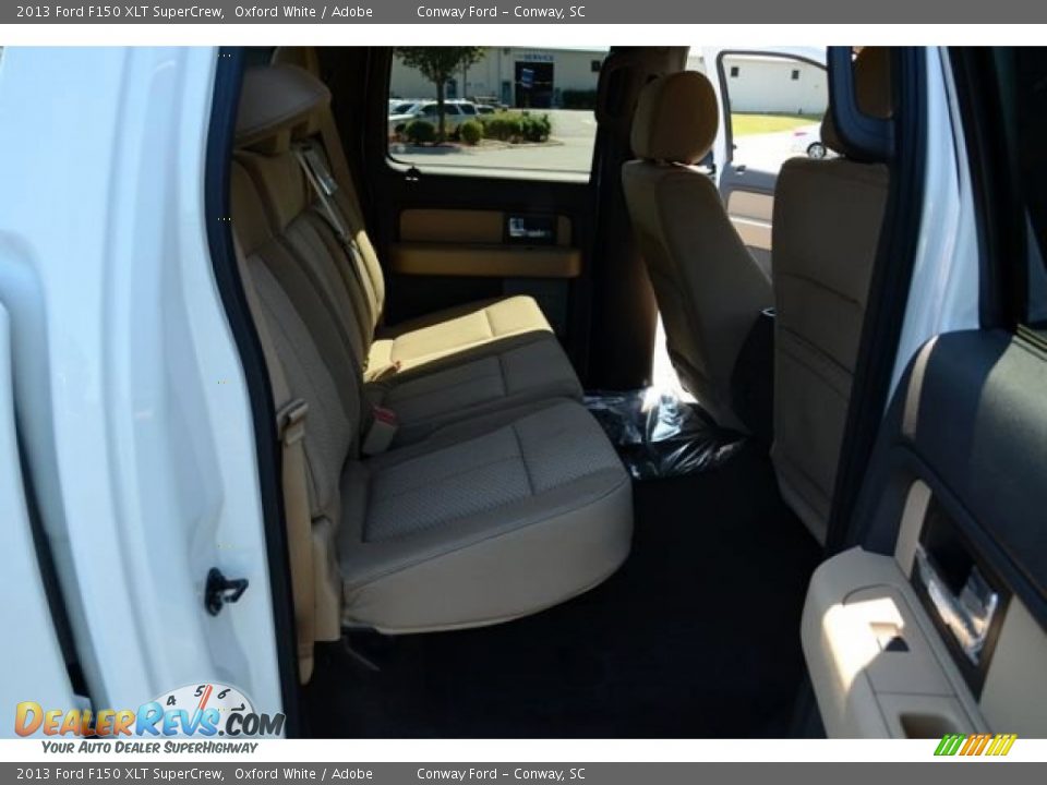 2013 Ford F150 XLT SuperCrew Oxford White / Adobe Photo #15