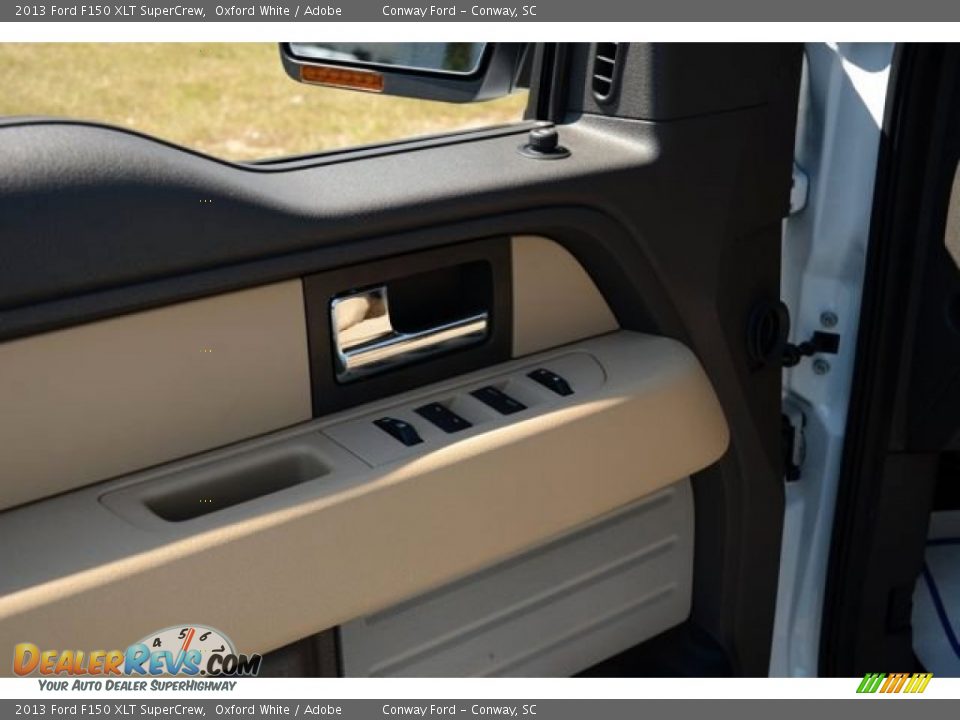 2013 Ford F150 XLT SuperCrew Oxford White / Adobe Photo #20