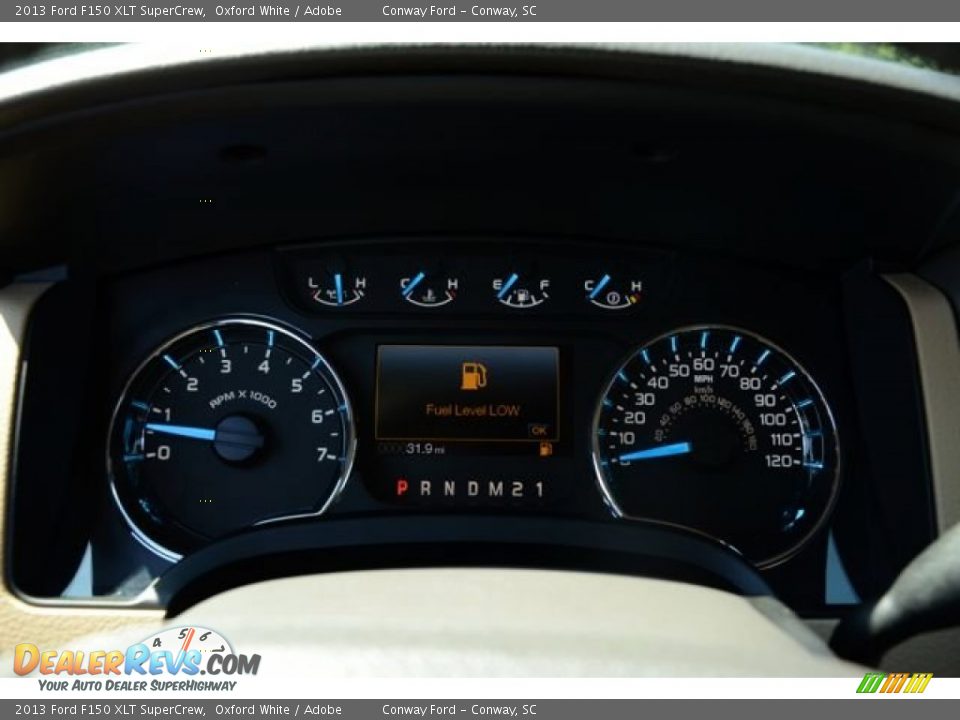 2013 Ford F150 XLT SuperCrew Oxford White / Adobe Photo #22