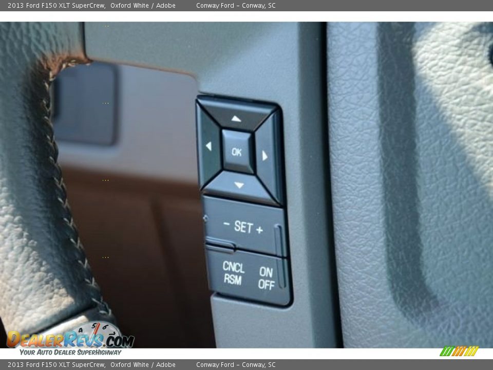 2013 Ford F150 XLT SuperCrew Oxford White / Adobe Photo #23