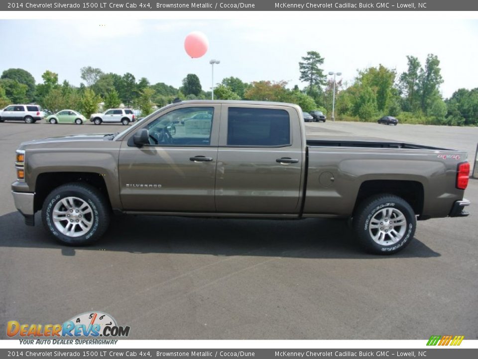 2014 Chevrolet Silverado 1500 LT Crew Cab 4x4 Brownstone Metallic / Cocoa/Dune Photo #3