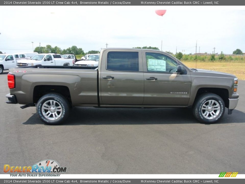 2014 Chevrolet Silverado 1500 LT Crew Cab 4x4 Brownstone Metallic / Cocoa/Dune Photo #6