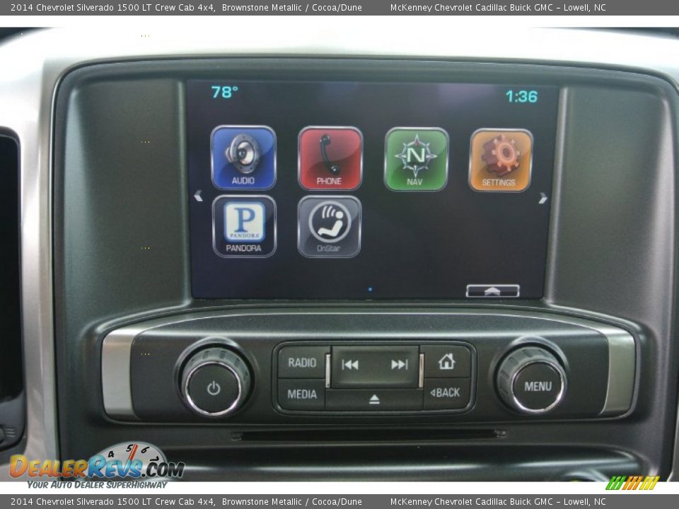 2014 Chevrolet Silverado 1500 LT Crew Cab 4x4 Brownstone Metallic / Cocoa/Dune Photo #14