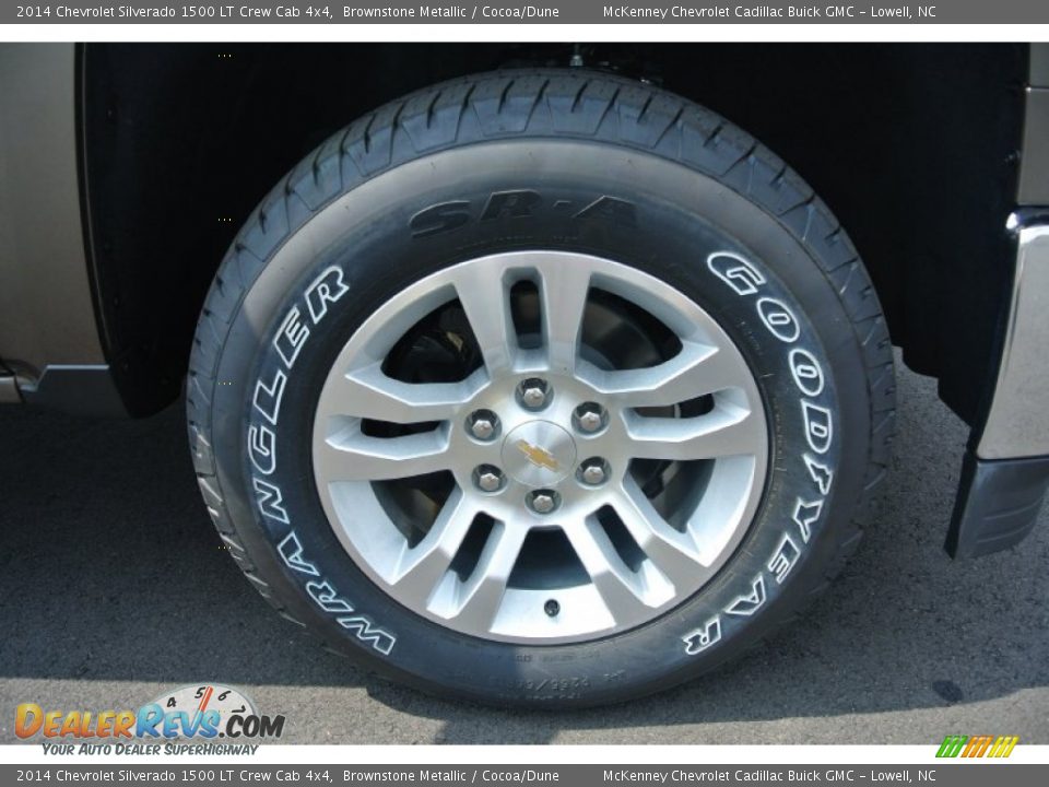 2014 Chevrolet Silverado 1500 LT Crew Cab 4x4 Brownstone Metallic / Cocoa/Dune Photo #21