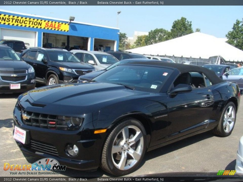 2012 Chevrolet Camaro SS/RS Convertible Black / Black Photo #1