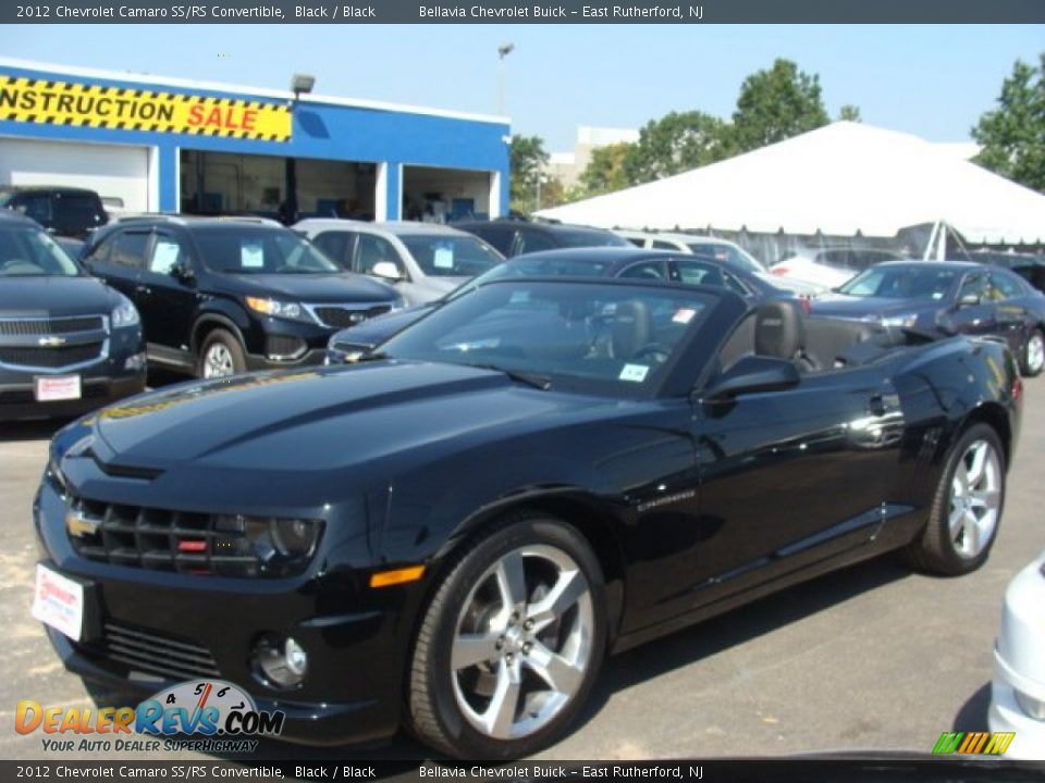 2012 Chevrolet Camaro SS/RS Convertible Black / Black Photo #2
