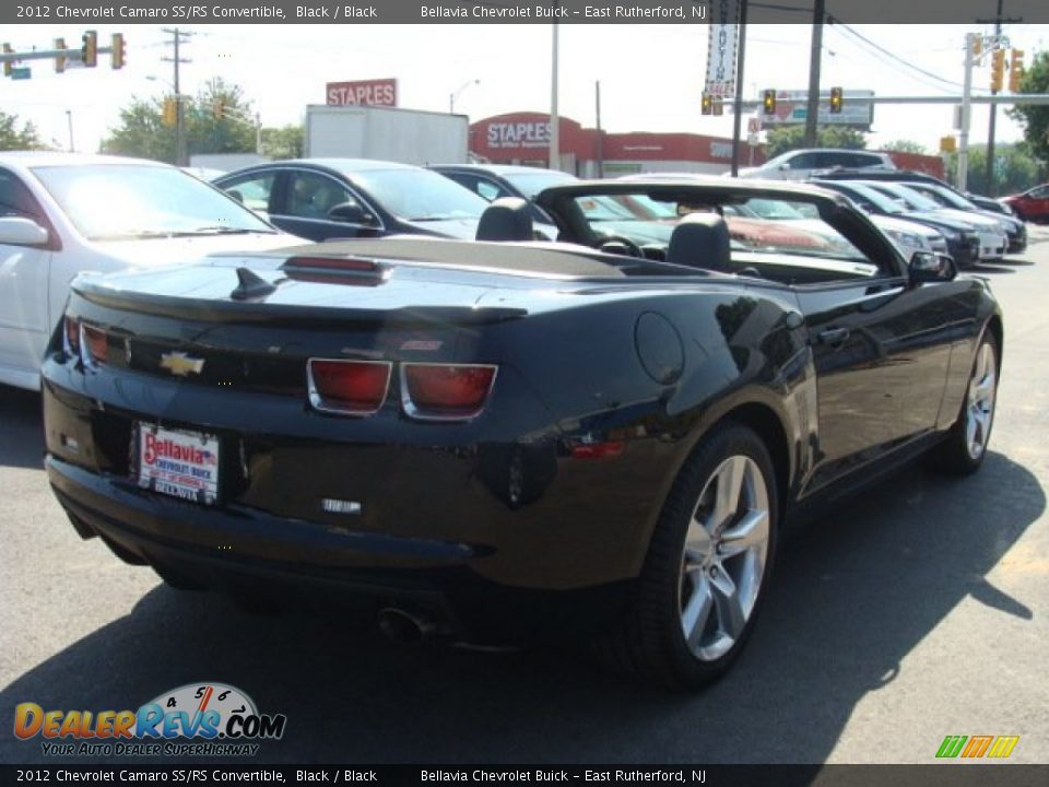 2012 Chevrolet Camaro SS/RS Convertible Black / Black Photo #5