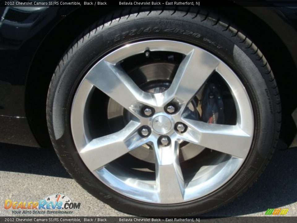 2012 Chevrolet Camaro SS/RS Convertible Black / Black Photo #14