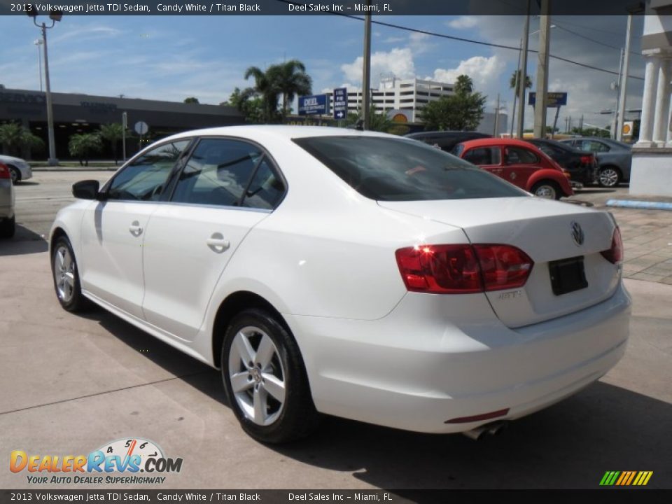 2013 Volkswagen Jetta TDI Sedan Candy White / Titan Black Photo #3