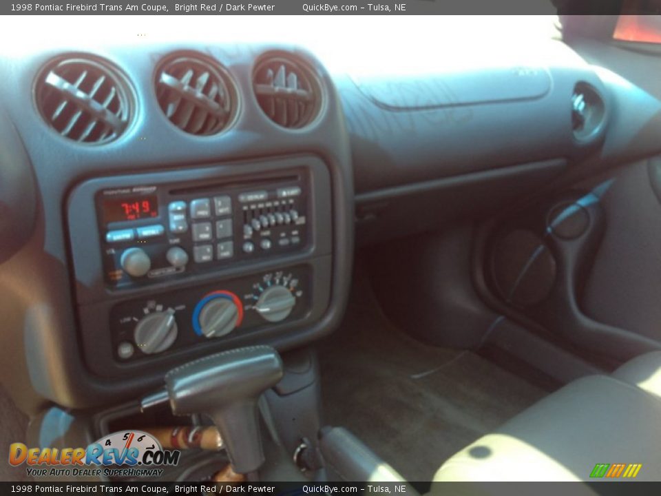1998 Pontiac Firebird Trans Am Coupe Bright Red / Dark Pewter Photo #7