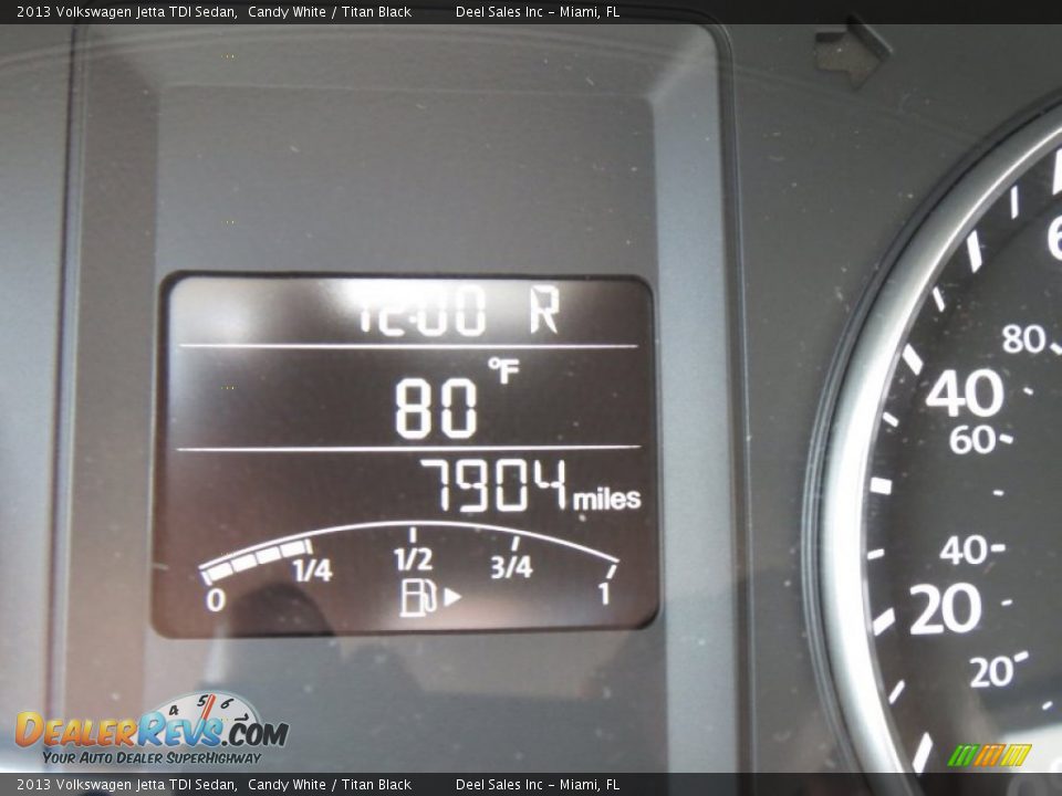 2013 Volkswagen Jetta TDI Sedan Candy White / Titan Black Photo #15
