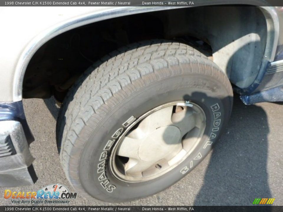 1998 Chevrolet C/K K1500 Extended Cab 4x4 Pewter Metallic / Neutral Photo #9