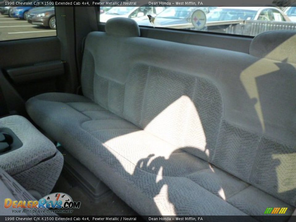 1998 Chevrolet C/K K1500 Extended Cab 4x4 Pewter Metallic / Neutral Photo #11