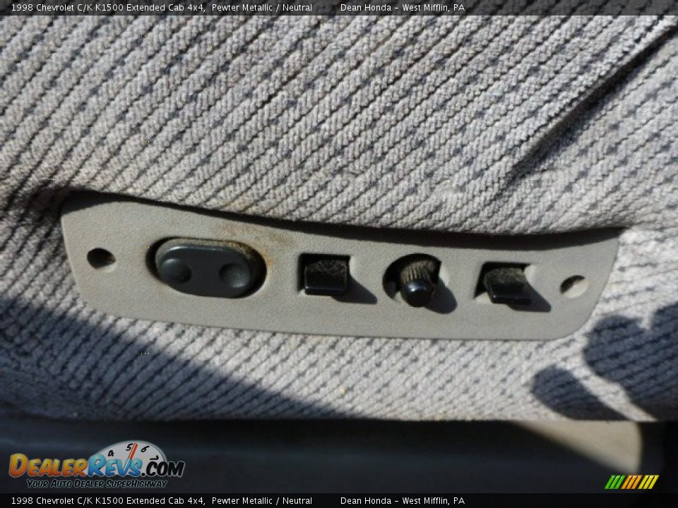 1998 Chevrolet C/K K1500 Extended Cab 4x4 Pewter Metallic / Neutral Photo #14