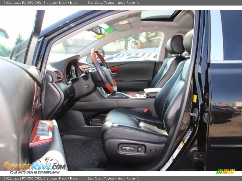 2011 Lexus RX 350 AWD Stargazer Black / Black Photo #7