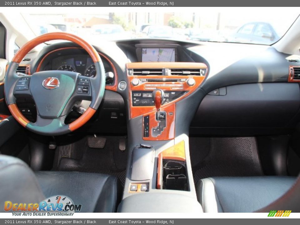 2011 Lexus RX 350 AWD Stargazer Black / Black Photo #12