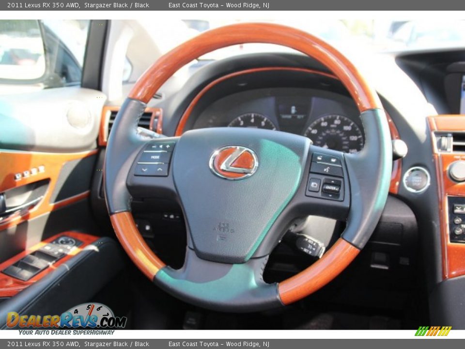 2011 Lexus RX 350 AWD Stargazer Black / Black Photo #16