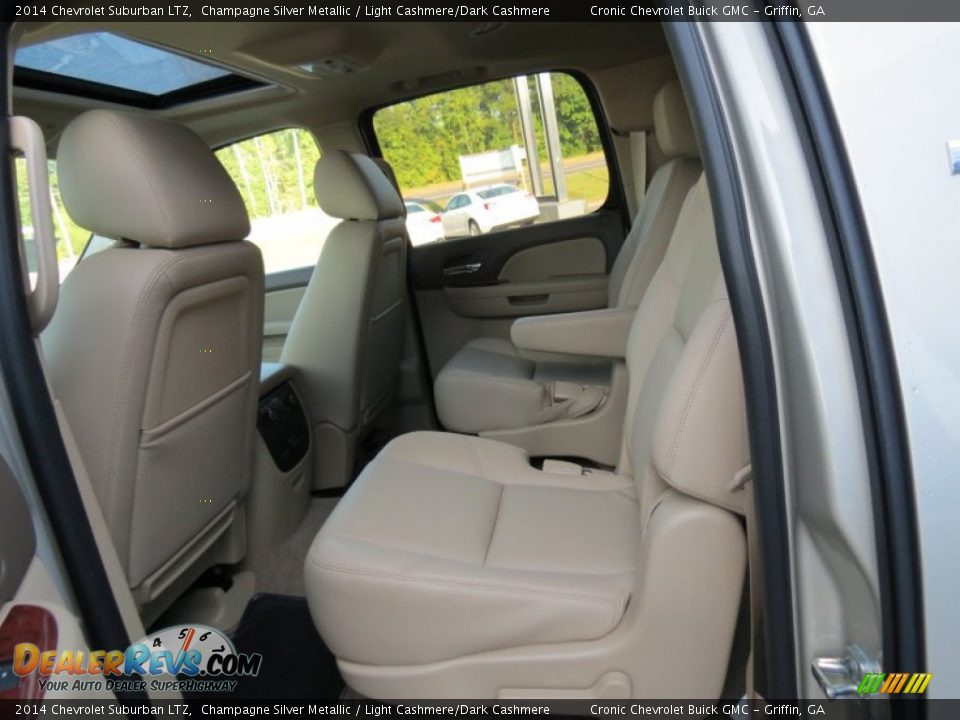 2014 Chevrolet Suburban LTZ Champagne Silver Metallic / Light Cashmere/Dark Cashmere Photo #12