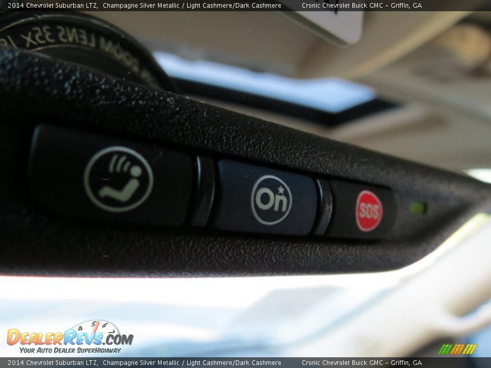 2014 Chevrolet Suburban LTZ Champagne Silver Metallic / Light Cashmere/Dark Cashmere Photo #18