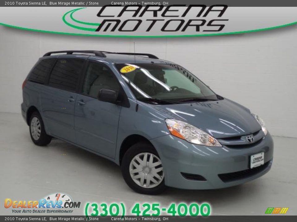 2010 Toyota Sienna LE Blue Mirage Metallic / Stone Photo #1