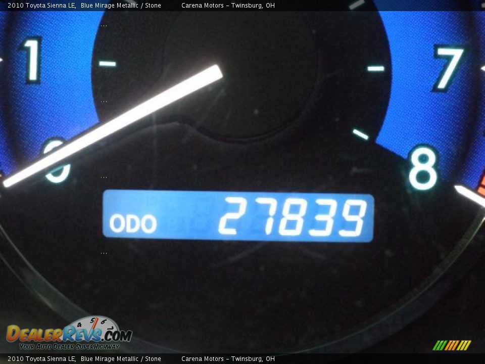 2010 Toyota Sienna LE Blue Mirage Metallic / Stone Photo #2