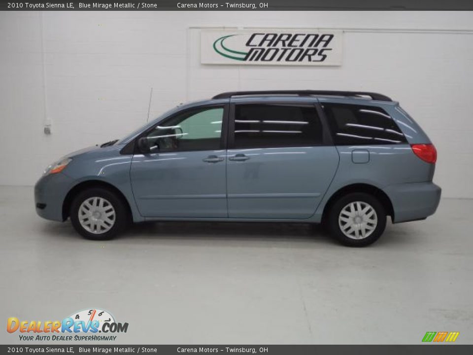 2010 Toyota Sienna LE Blue Mirage Metallic / Stone Photo #4
