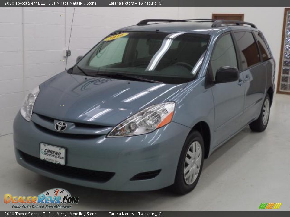 2010 Toyota Sienna LE Blue Mirage Metallic / Stone Photo #11