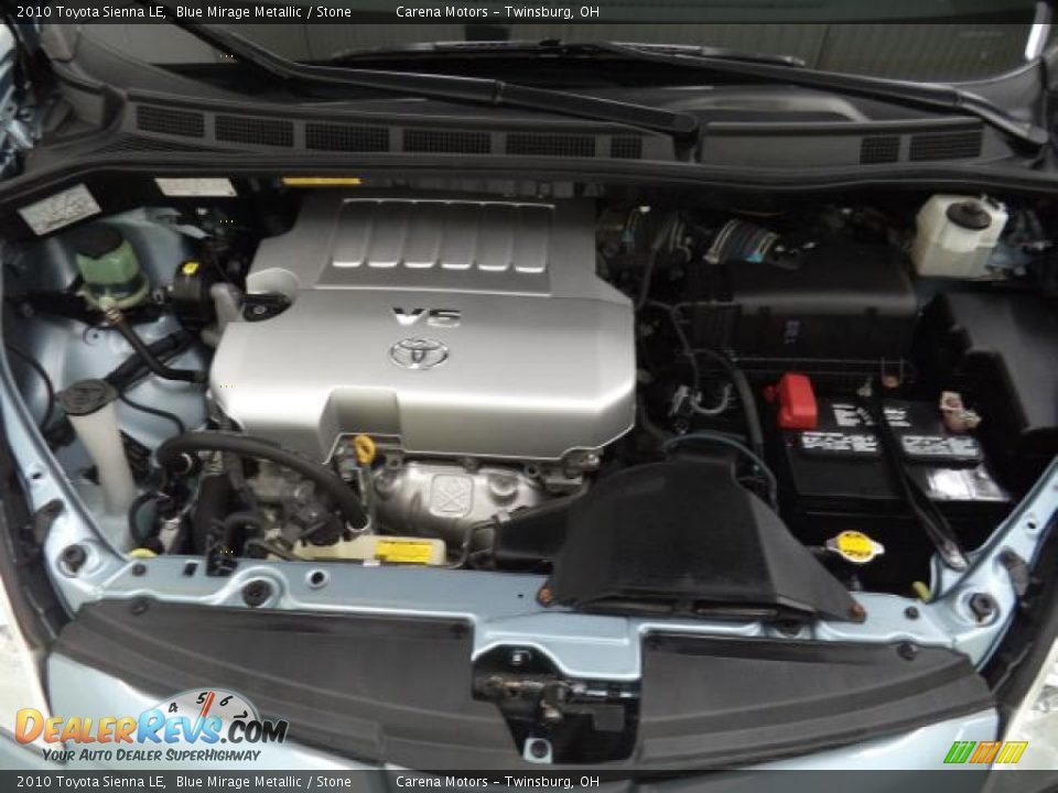 2010 Toyota Sienna LE Blue Mirage Metallic / Stone Photo #13