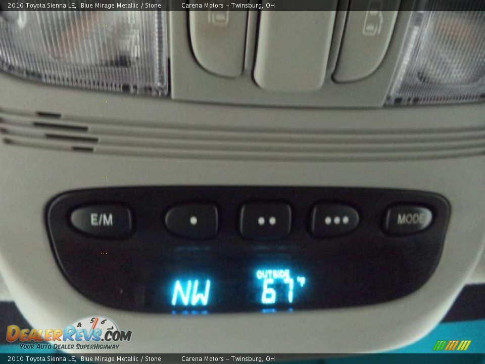 2010 Toyota Sienna LE Blue Mirage Metallic / Stone Photo #23