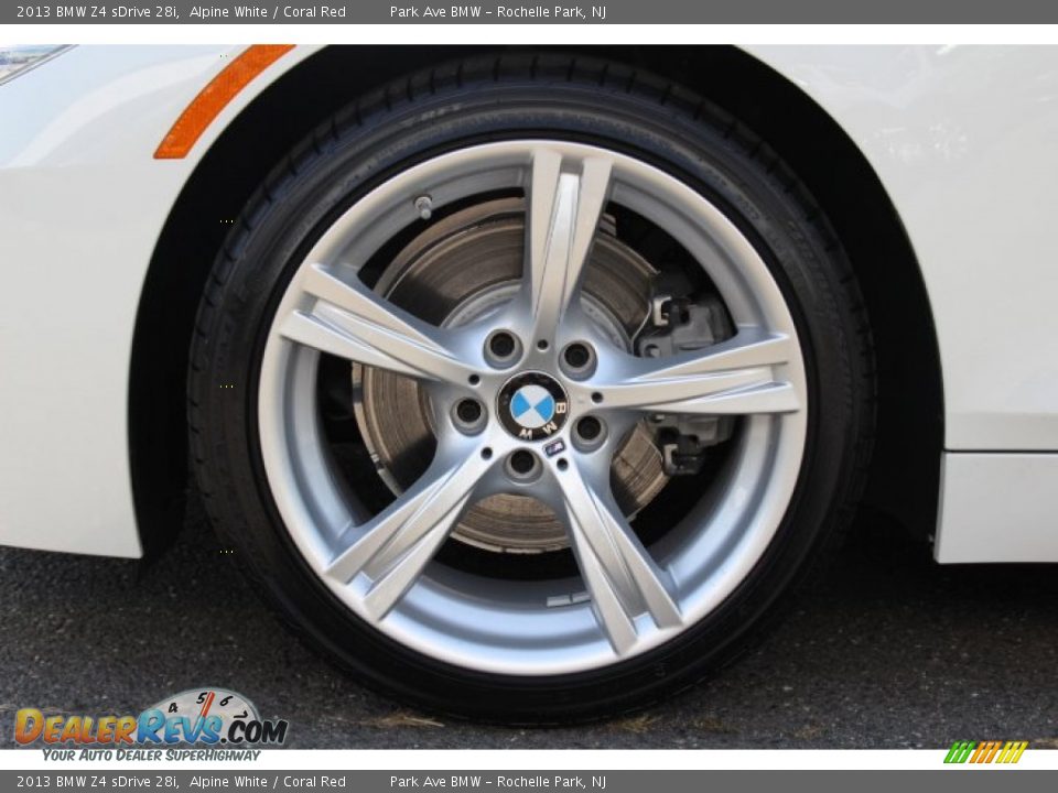 2013 BMW Z4 sDrive 28i Alpine White / Coral Red Photo #29