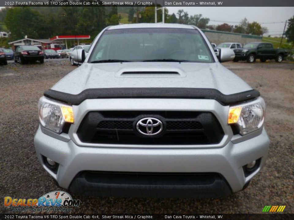 2012 Toyota Tacoma V6 TRD Sport Double Cab 4x4 Silver Streak Mica / Graphite Photo #2